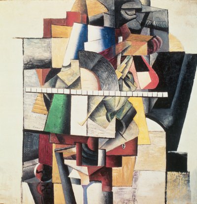 M. Matuischin door Kazimir Severinovich Malevich